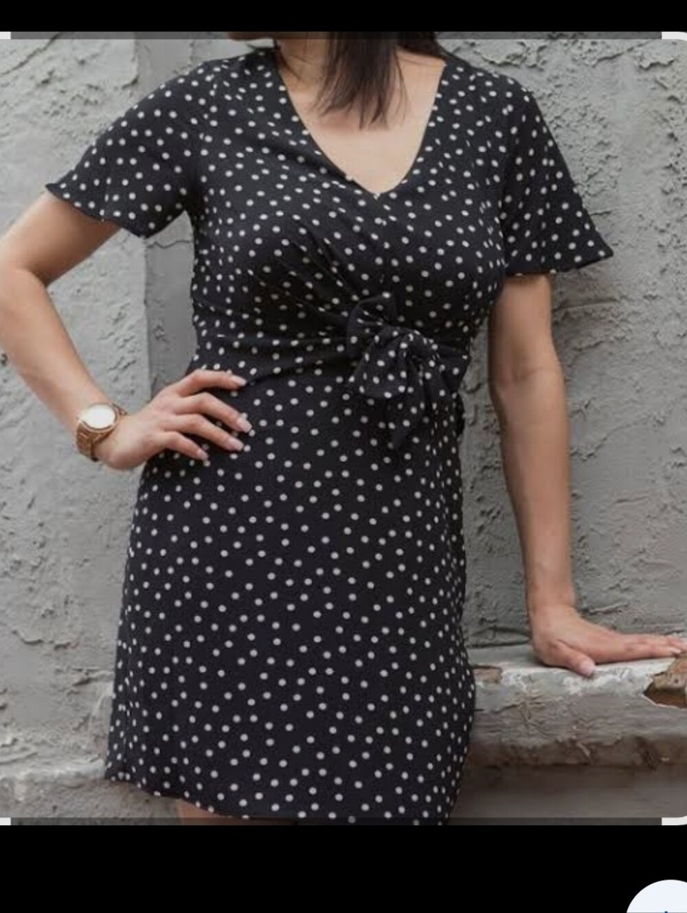 Everly polka dot dress Size Large